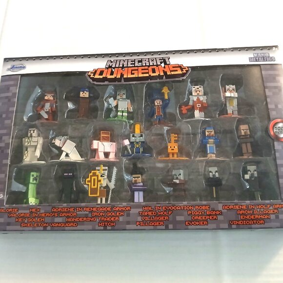Jada Toys Minecraft Dungeons Nano Metalfigs Set of 20 Die Cast Figures 2020 - Picture 2 of 7